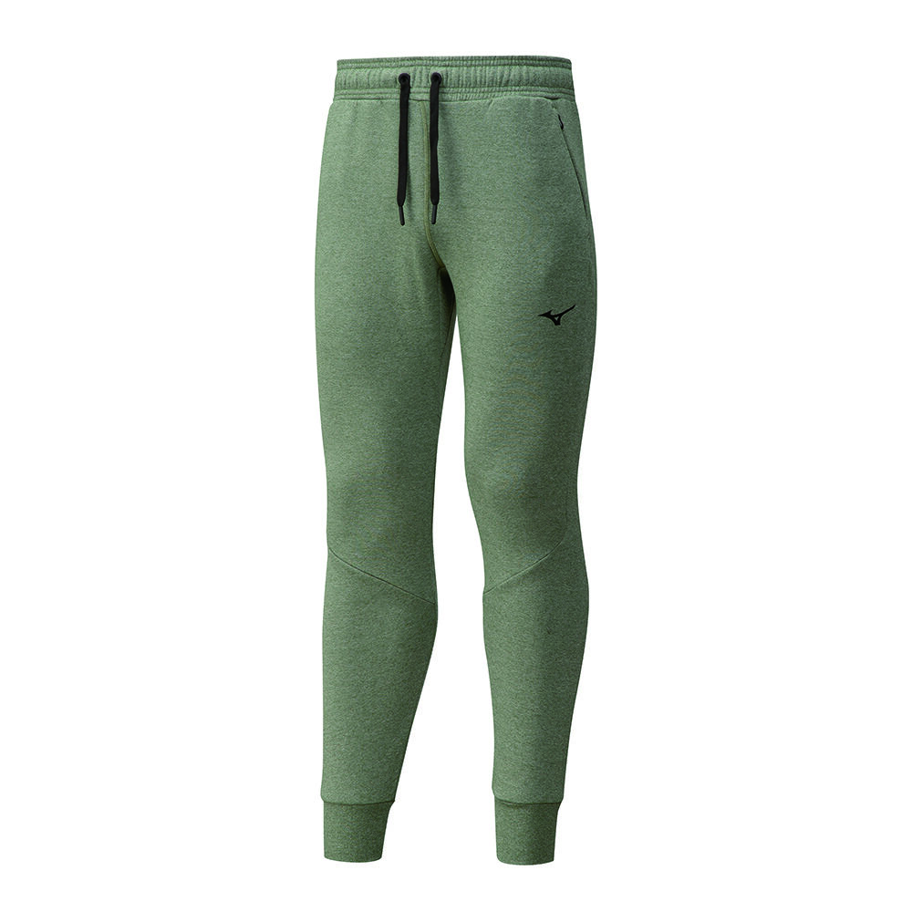 Panske Tepláky Mizuno Athletic Rib Hnedožltý/Siva Vypredaj JQWF05327